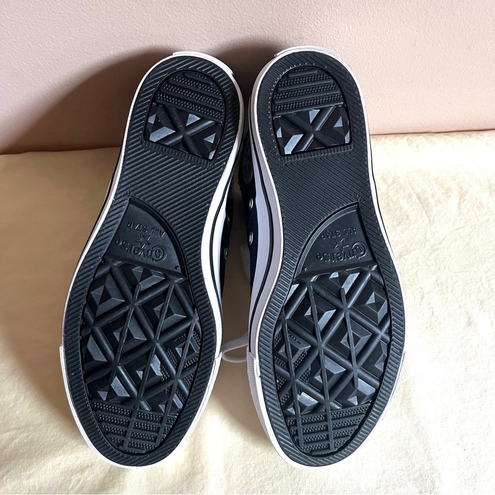 NWOT Converse Black Canvas High-Tops Sneakers, Chuck Taylor, Size 7, Retro - Picture 10 of 10